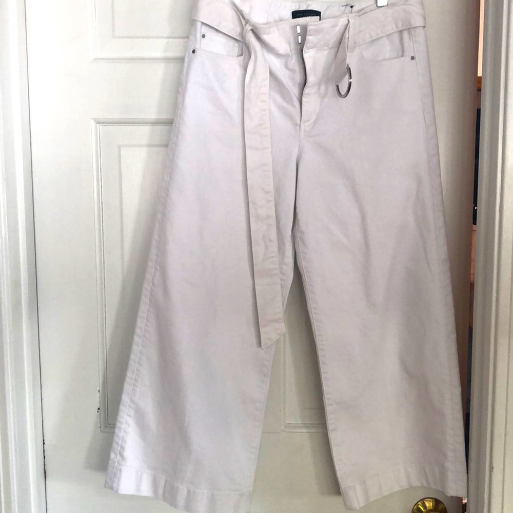 Wide leg capris